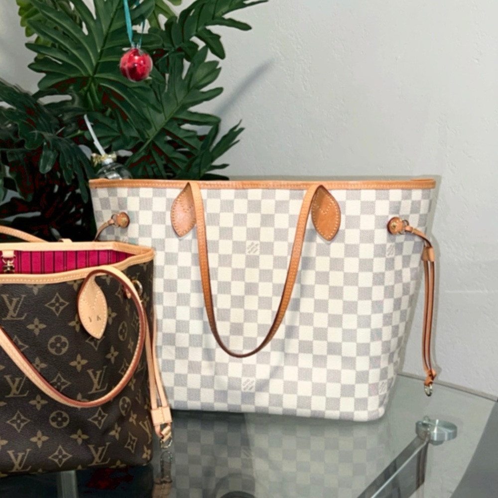 Louis vuitton neverfull MM damier azur